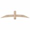 Ekena Millwork Bellingham Smooth Timber Gable Bracket, Douglas Fir, 72"W x 18"H x 1 1/2"D x 5 1/2"F, 6/12 Pitch GBW072X18X0206BEL00SDF - alternate 1